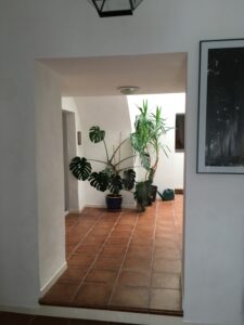 Entrance patio